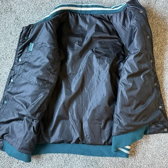 NFL Philadelphia Eagles Reversible Puffer Vest Wool Blend Size XXL - Picture 5 of 14
